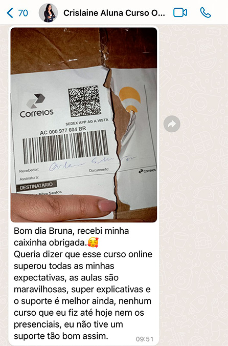 Depoimento Crislaine